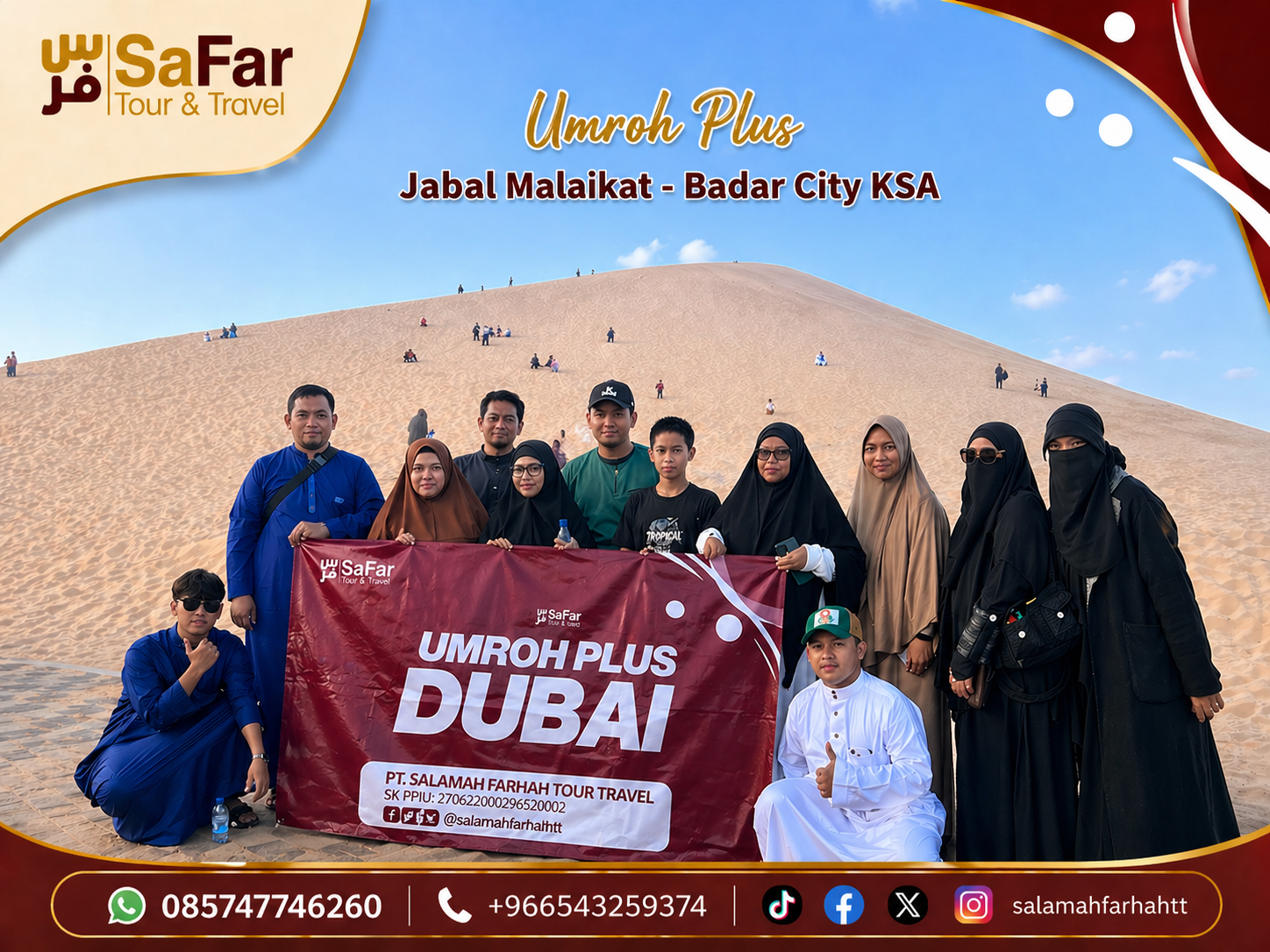 Jabal Malaikat Badar City — ziarah perang Badar paket umroh Salamah Farhah Tour