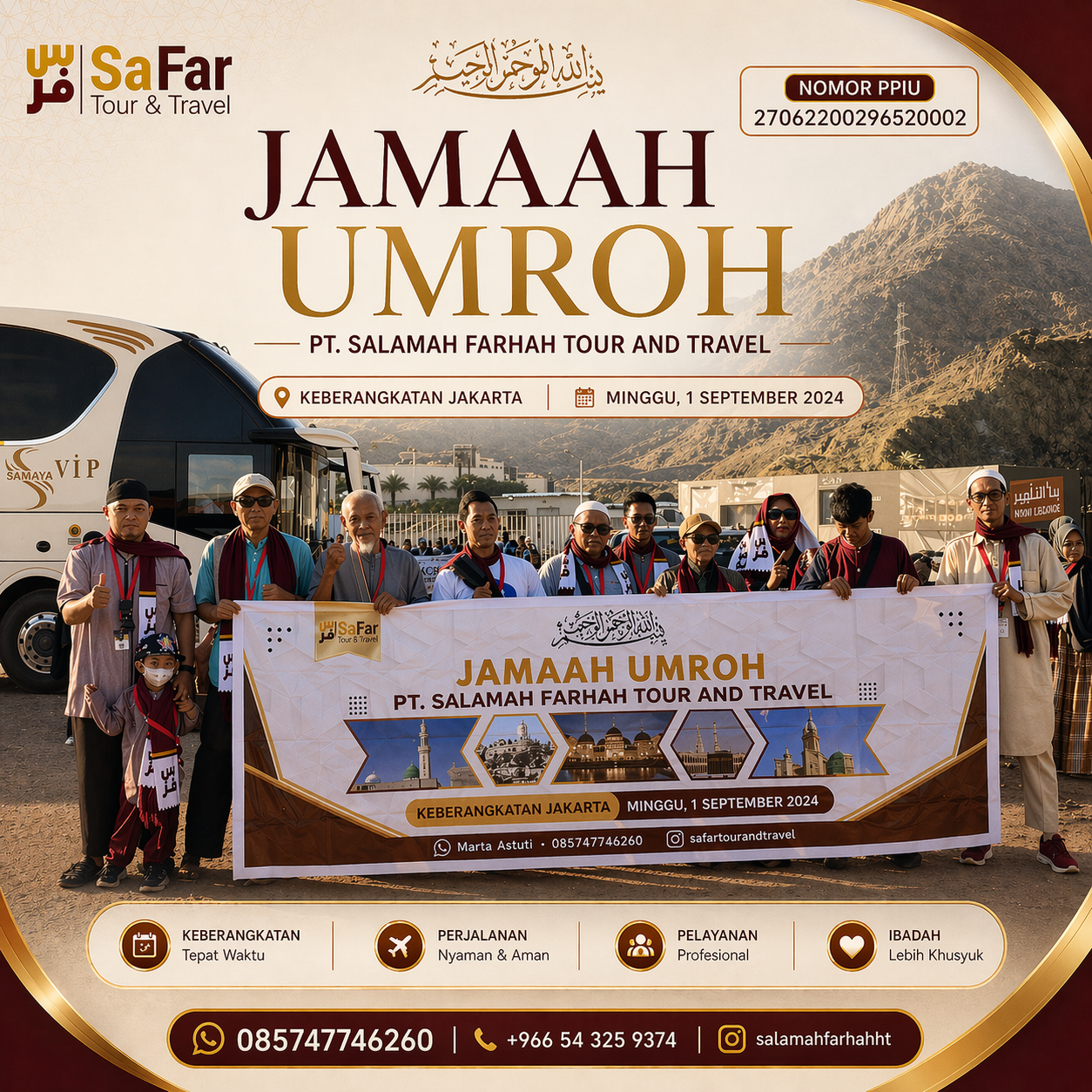 Jabal Rahmah Mekkah — ziarah city tour paket umroh Salamah Farhah
